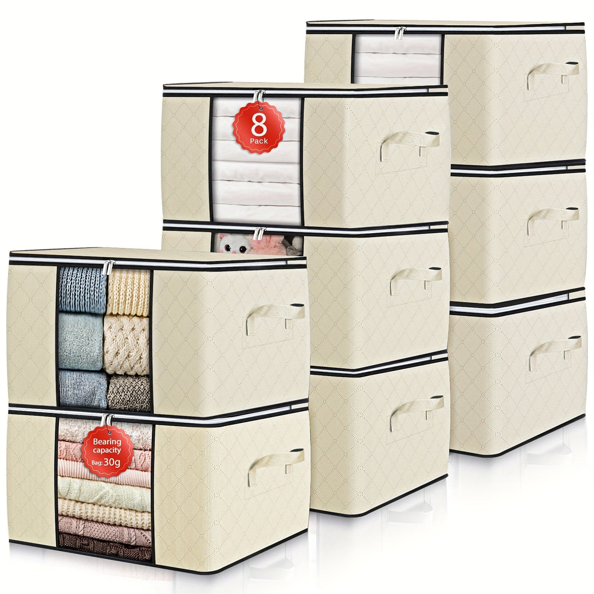 90L Kleiderspeicherbeutel Set – Funktional und Geräumig