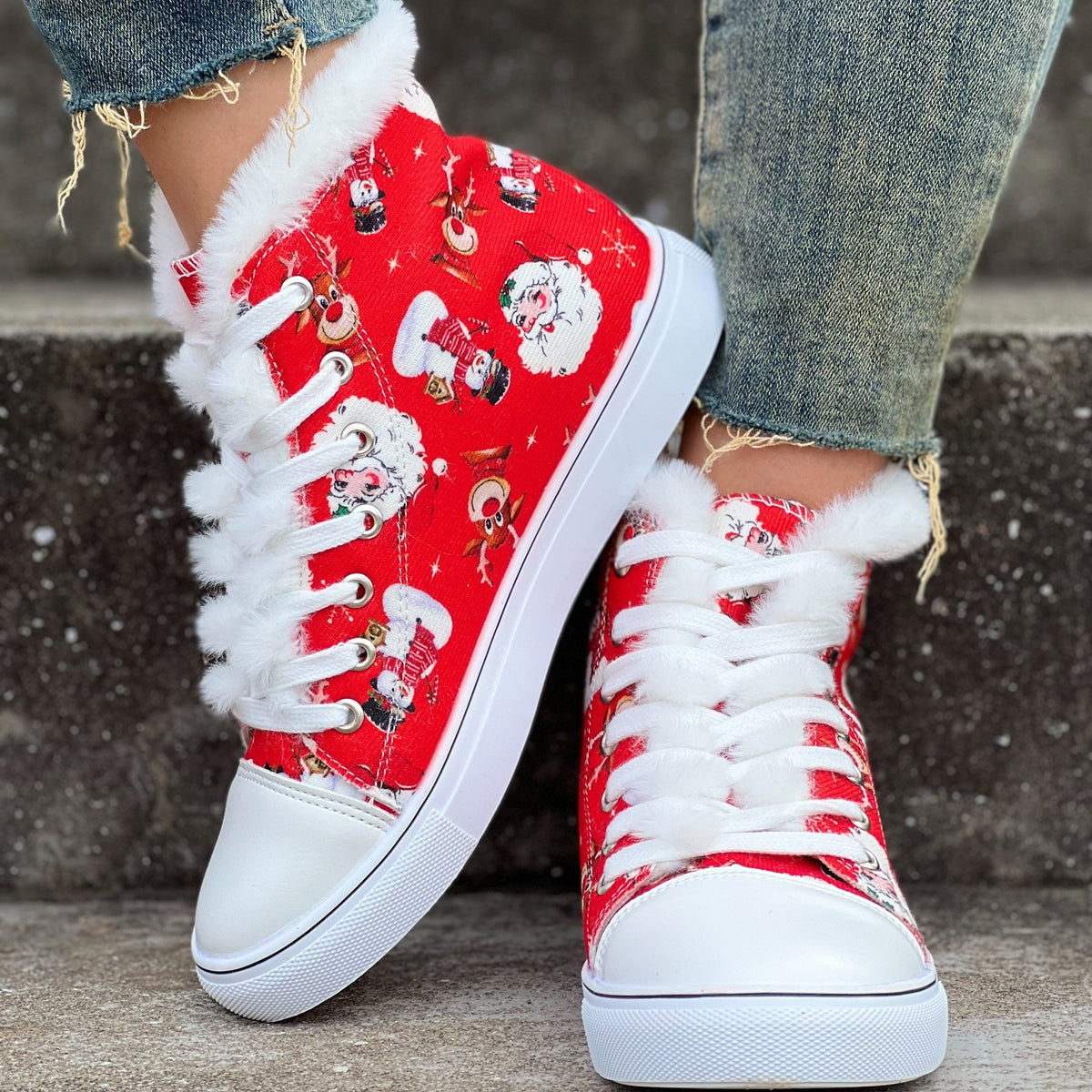 Sanne Weihnachts-Sneaker – Ideal für Ein Fröhliches Winter-Outfit