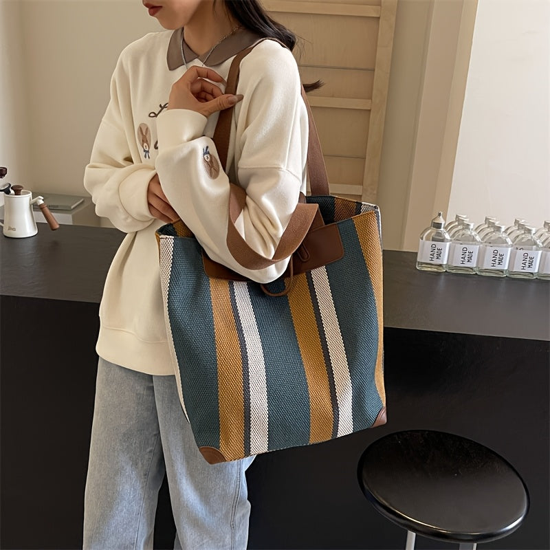 MetroStripe Lässig Tote – Funktionalität und Design