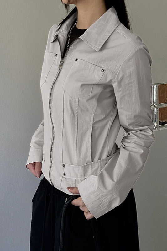 Jacke mit Reißverschluss