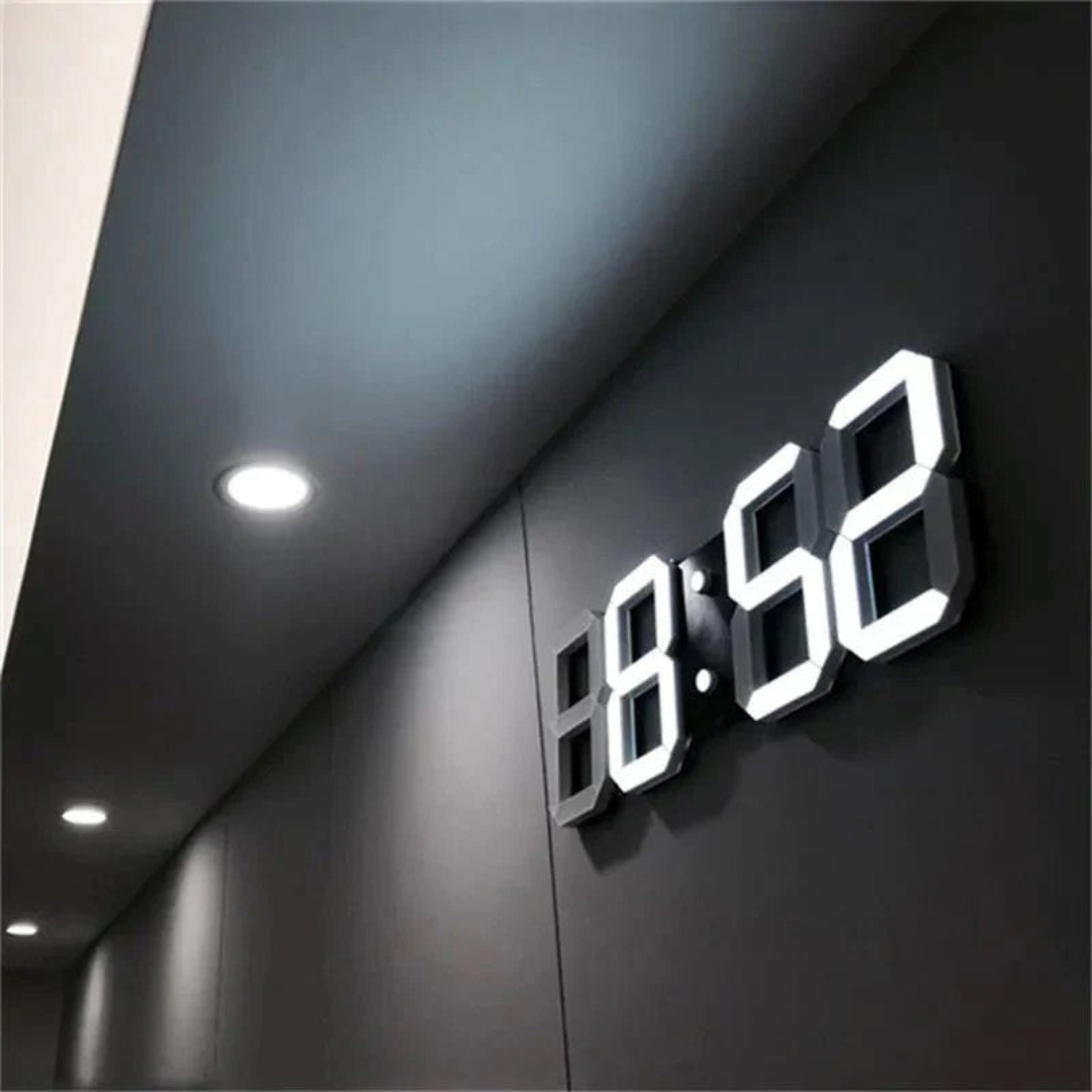 Futuristische LED-Wanduhr – Minimalistisches Design inklusive intelligenter Zeitanzeige