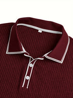 Herren Polo-Shirt mit kurzen Ärmeln – Bequem und elegant für den Sommer