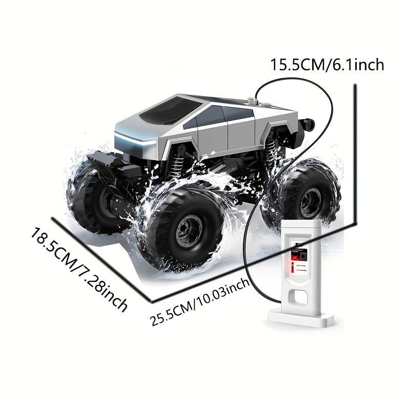 Amphibisches wasserdichtes RC-Auto: Schnelles Offroad-Abenteuerspielzeug