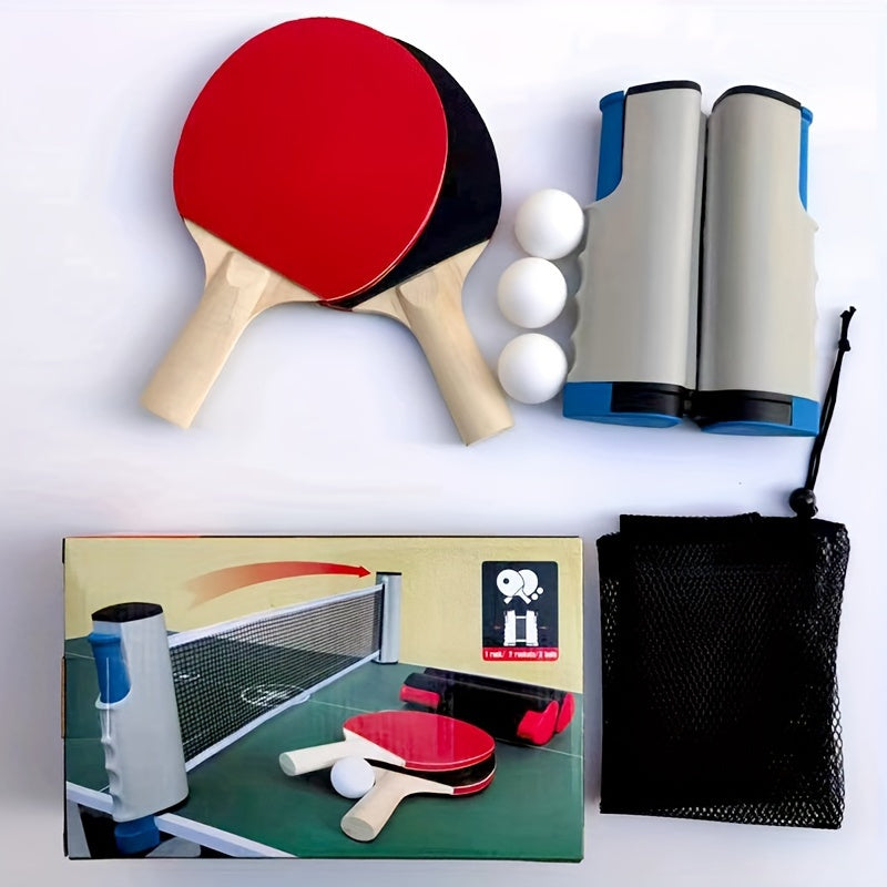 Tragbares Tischtennis-Set – Ideal für drinnen sowie draußen