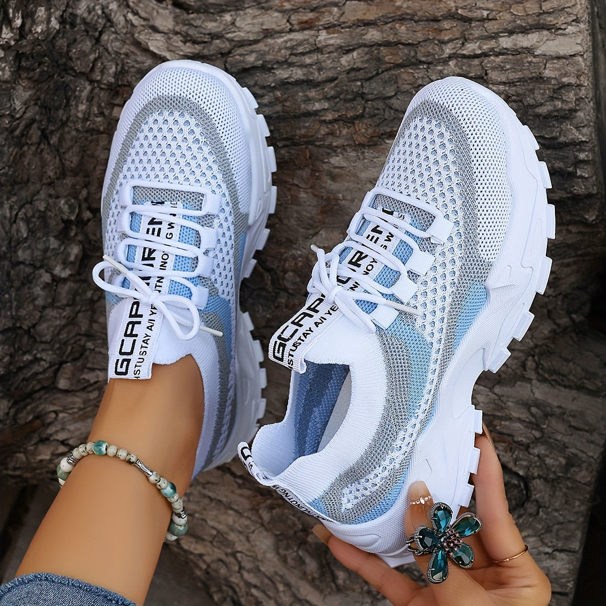 Damen Freizeit Sneakers - Flexibel und Atmungsaktiv für den Alltag