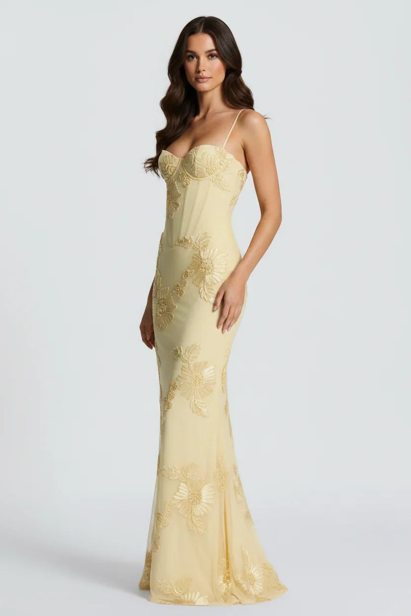 Maxikleid mit Blumenmuster