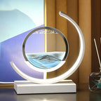 SandLight 3D Sandtischlampe – Entspannendes Design inklusive Bewegtem Sand