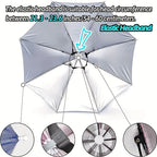 SunShade Regenhut – Leichtgewichtig, UV-schutzend sowie Freihändig