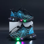 Finn Spinnenweb Sneakers mit LED-Beleuchtung – Ideal für Verspielte Kinder