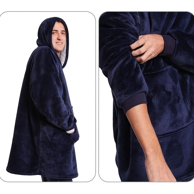 Luna Sherpa Hoodie Decke – Ultraweich sowie Bequem für die Kältesten Tage