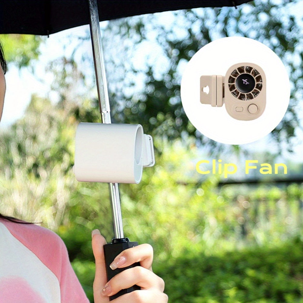 BreezeClip Mini Ventilator – Leistungsstarke Kühlung, Überall sowie Immer