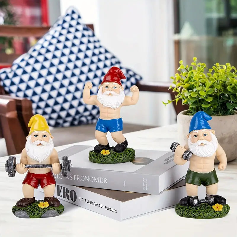 Sportliche Zwerge: Lustige Gartenfiguren für eine verspielte Atmosphäre