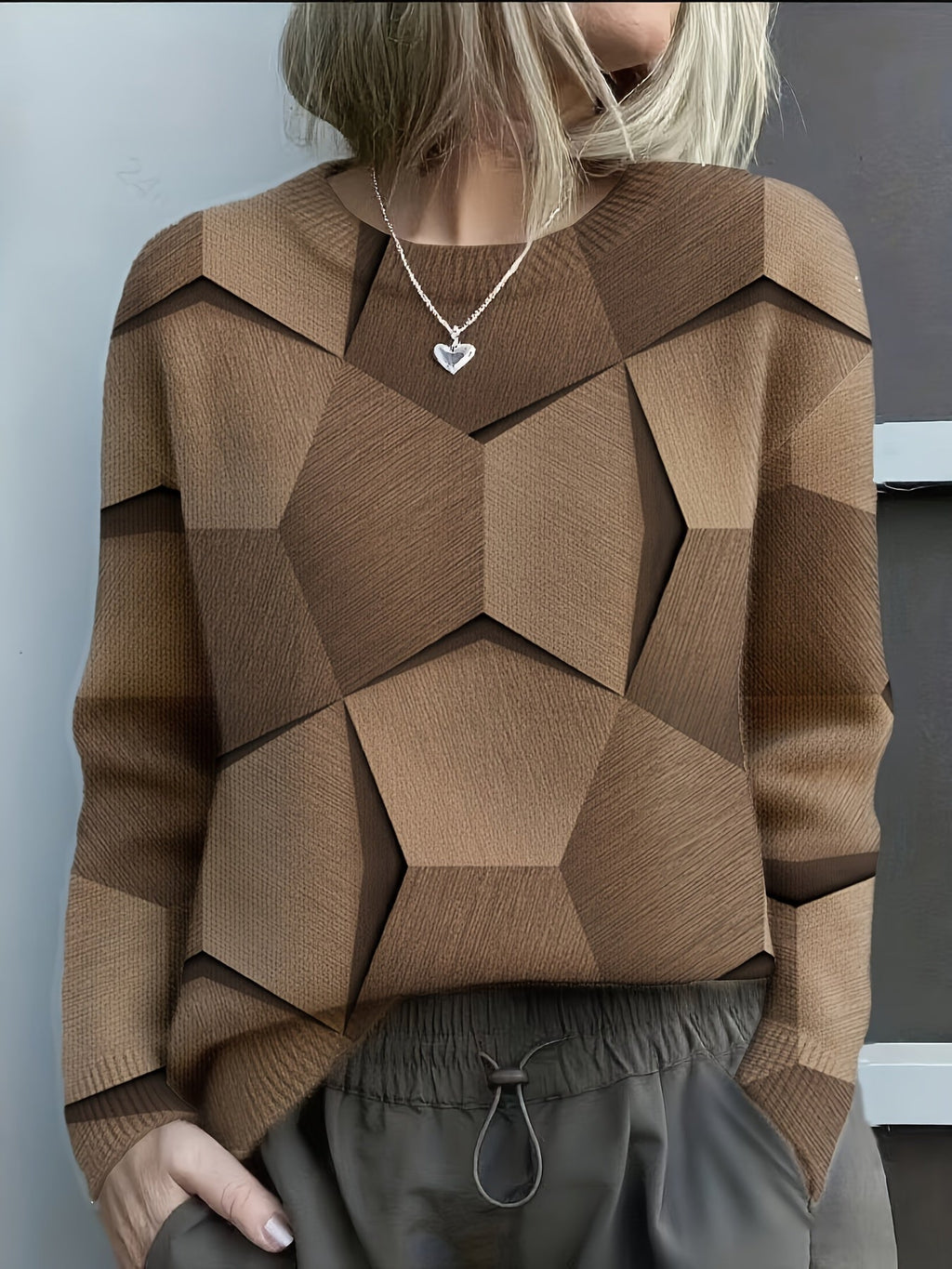 Trendy Alltags-Pullover