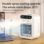 Portabler Mini-Klimaanlage: All-in-One Luftbefeuchter & Ventilator
