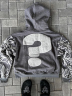 Hoodie mit Grafikdruck in Schwarz mit Mit Kapuze