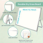 MagniBoard Magnetisches Whiteboard – Tragbar sowie beidseitig mit Ständer