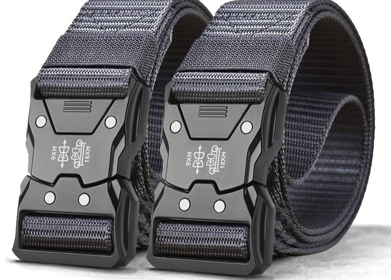 Unisex Taktischer Nylon Gürtel – Strapazierfähig, Atmungsaktiv und Vielseitig