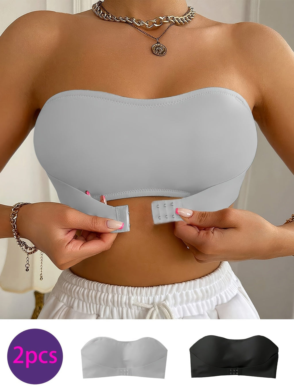 Nahtloses Bandeau-BH - Weich sowie Bequem Ohne Bügel