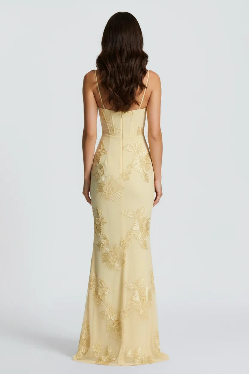 Maxikleid mit Blumenmuster