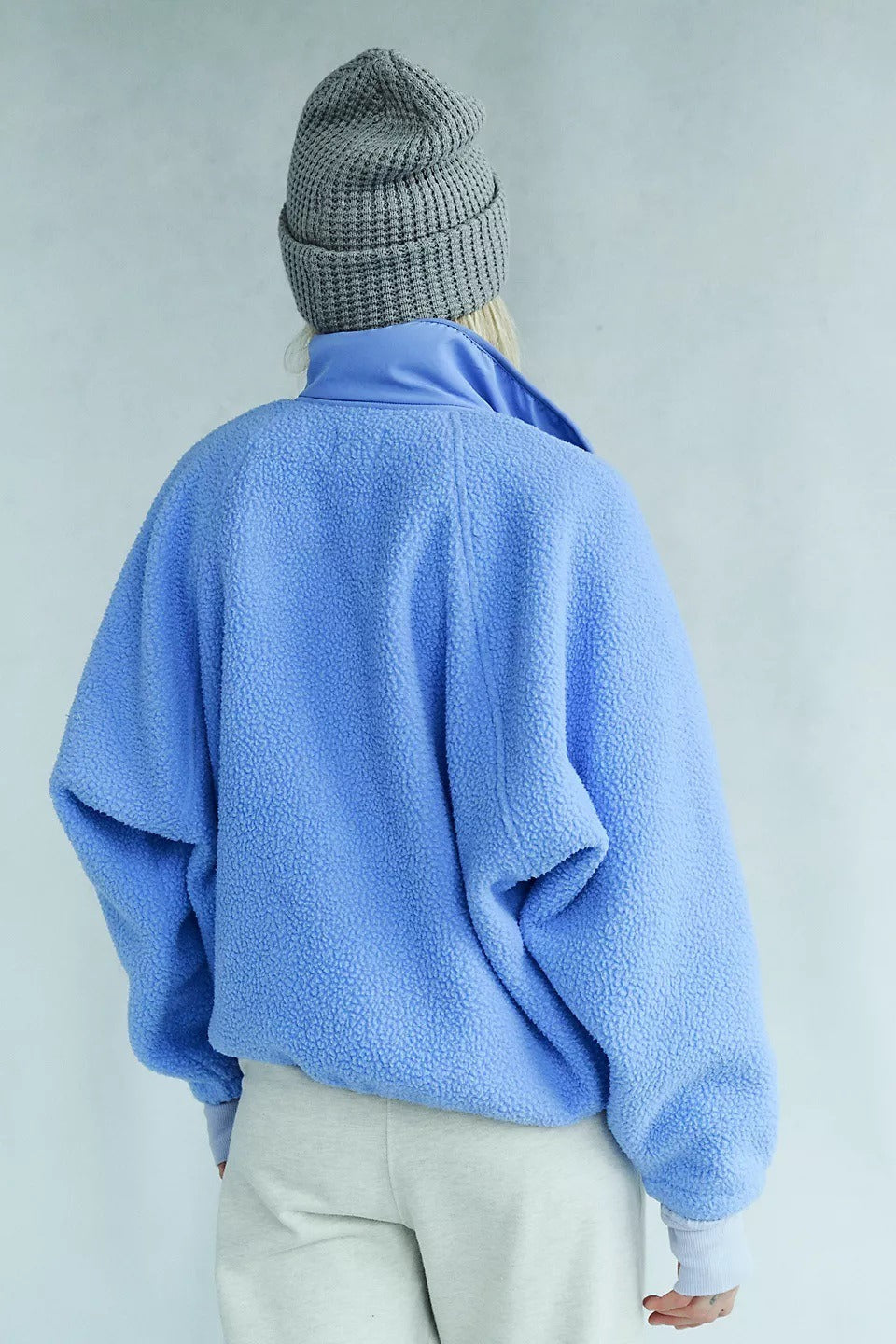 Jacke in Braun mit Stehkragen