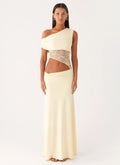 Maxikleid mit A-Linien-Rock