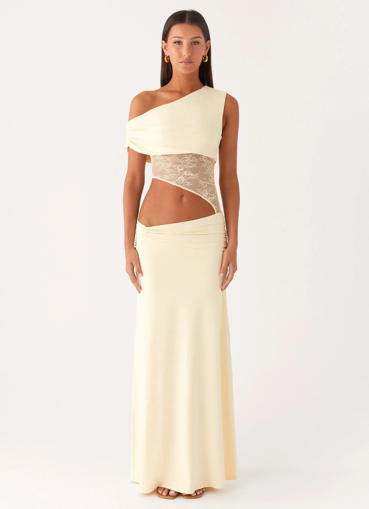 Maxikleid mit A-Linien-Rock