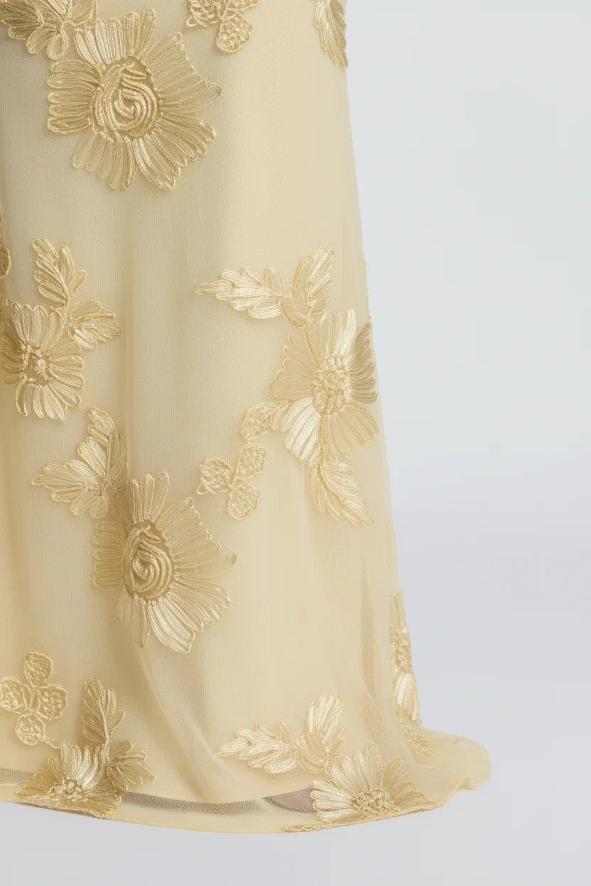 Maxikleid mit Blumenmuster