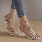 Blumenfest Sandalen für Damen - Luftig sowie Schick für Sonnige Tage