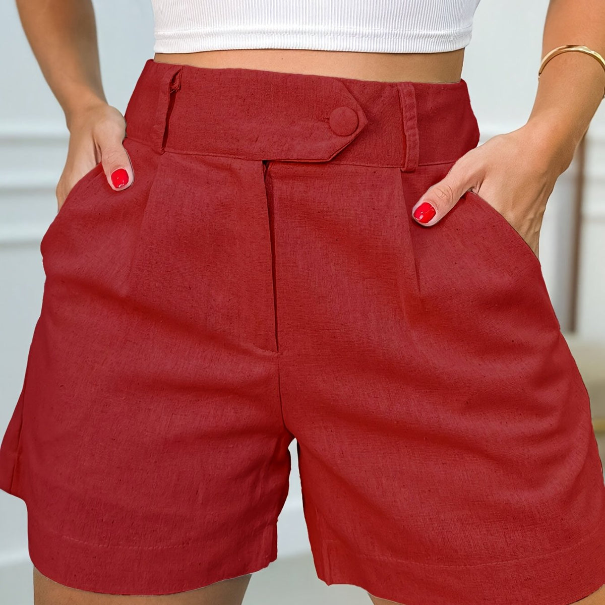 Elegante High Waist Shorts – Komfort sowie Stil in Einem