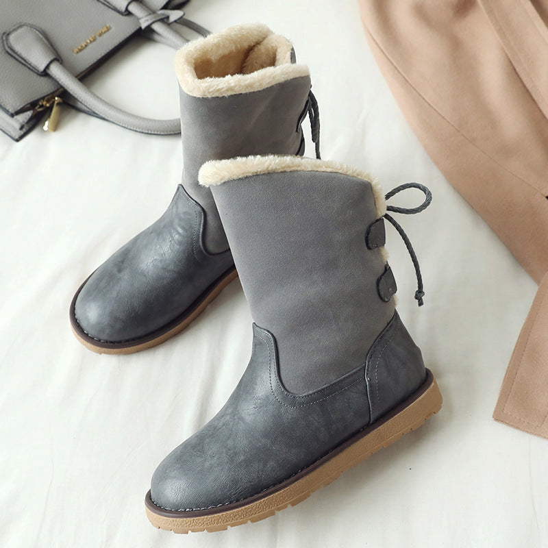 Stiefeletten gefüttert – Khaki