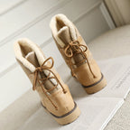 Stiefeletten gefüttert – Khaki