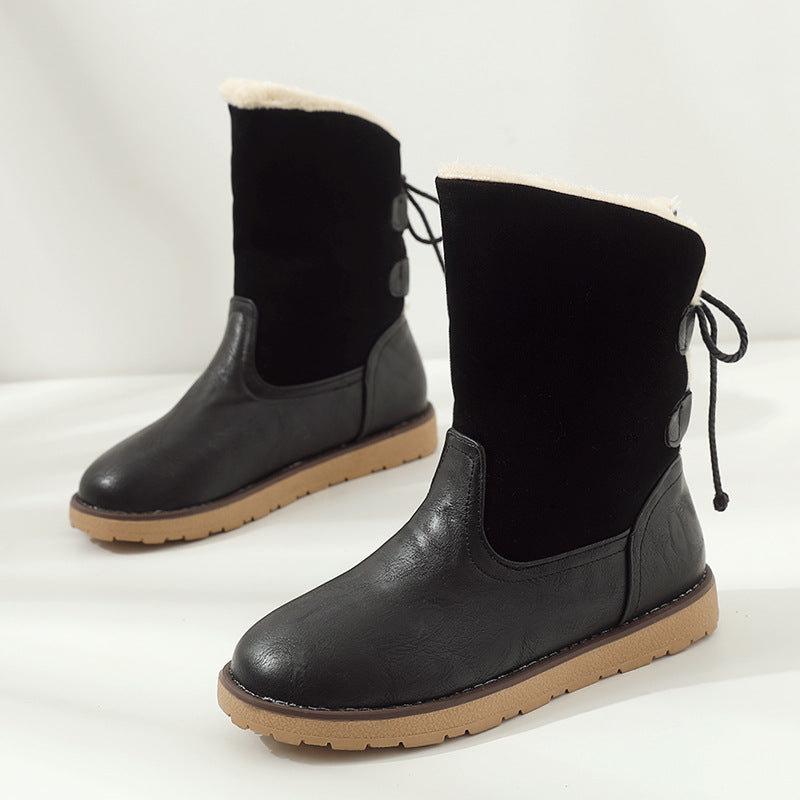 Stiefeletten gefüttert – Khaki