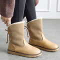 Stiefeletten gefüttert – Khaki