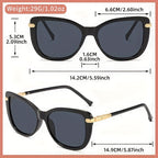 Schicke Ovale Damen Sonnenbrille – Modisch und Bequem
