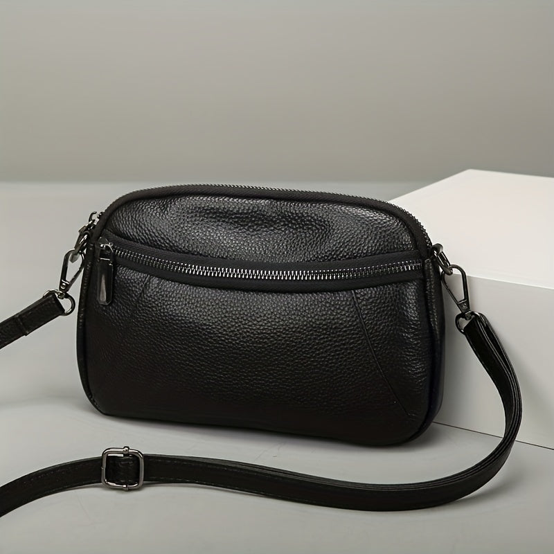 Klassisch Schicke Leder Crossbody – Klassisch und Funktional