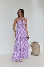 Lover – Maxikleid mit Neckholder und Cut-outs