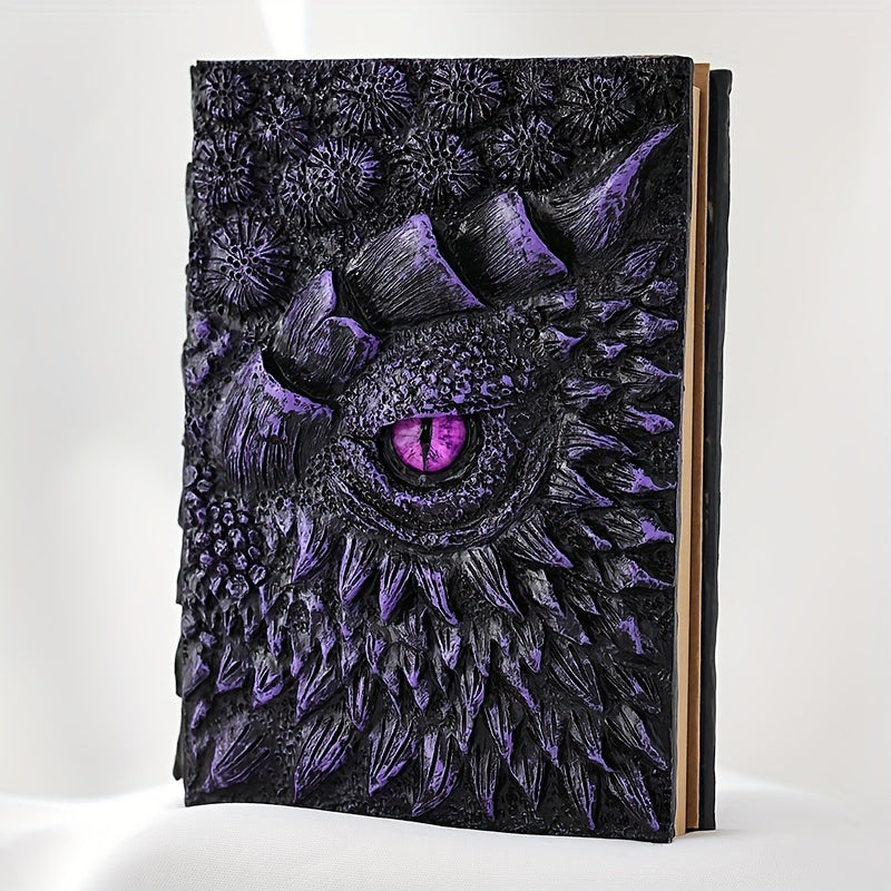 Fantasy Notizbuch mit Drachenauge – Strapazierfähig und Kunstvoll