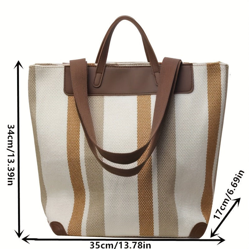 MetroStripe Lässig Tote – Funktionalität und Design