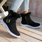 Warme Samt-Schneestiefel für Damen – Komfortabel und Elegant