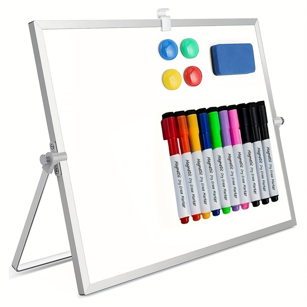 MagniBoard Magnetisches Whiteboard – Tragbar sowie beidseitig mit Ständer