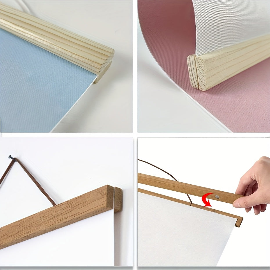 Magnetischer Holzposter-Halter – Einfache sowie stilvolle Wanddekoration
