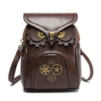 Steampunk Eule Mini Umhängetasche – Modisch und Funktional