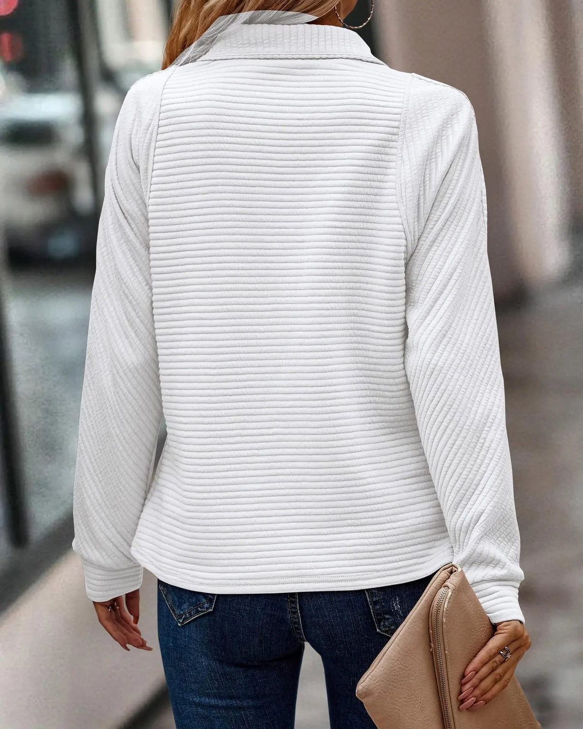 Eleganter Pullover Mit V Ausschnitt