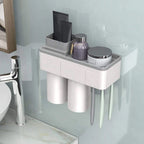 ToothCare – Praktischer Zahnbürstenhalter inklusive Zahnpastaspender