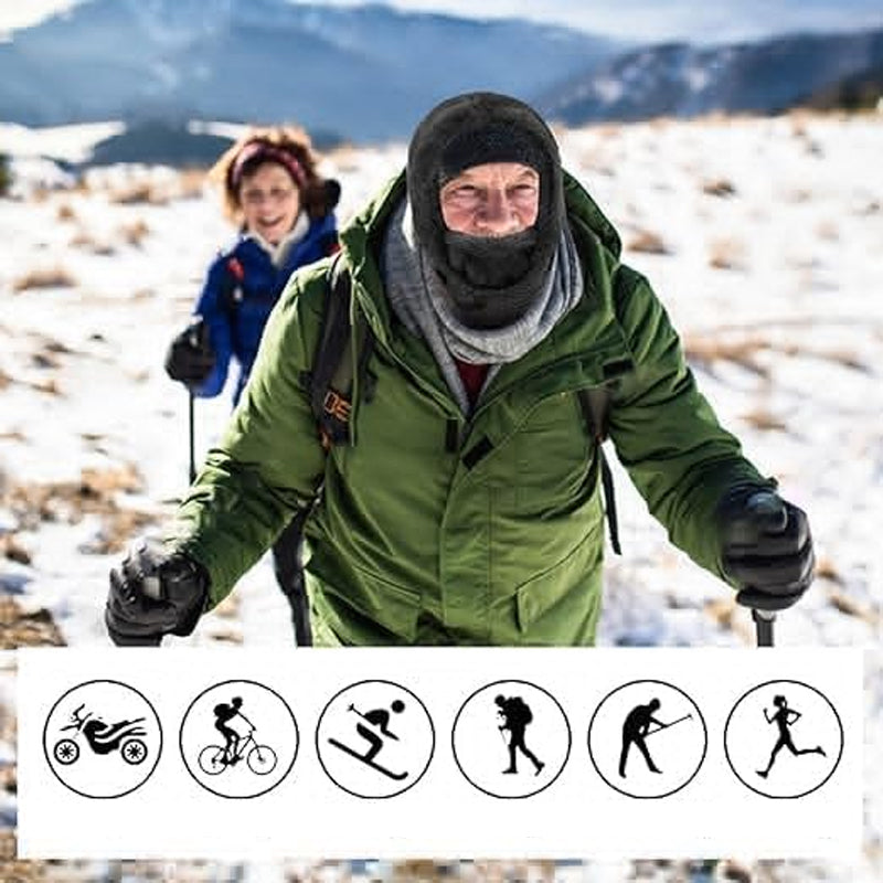 PolarGuard 3-in-1 Wintermütze – Warm, Winddicht sowie Multifunktional