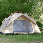 QuickCamp Zelt - Schnell aufzubauendes Zelt inklusive UV-Schutz für 4 Personen
