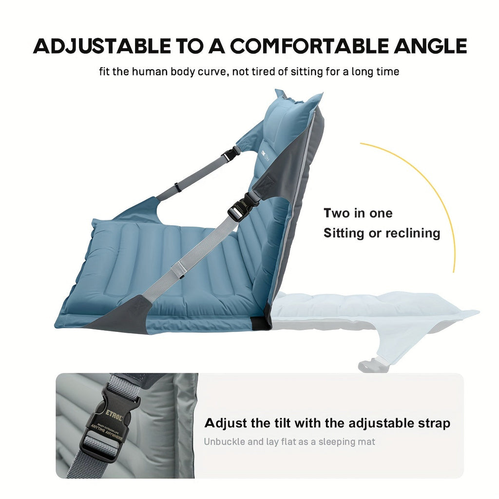 AirComfort Aufblasbarer Stuhl – Verstellbar und Platzsparend