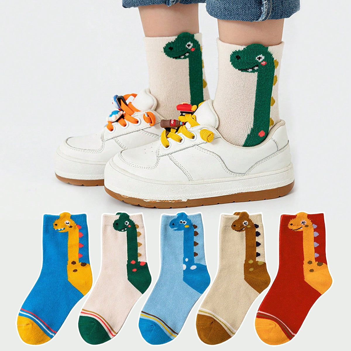 Dino Fun Kindersocken - Für Komfort sowie Verspieltheit