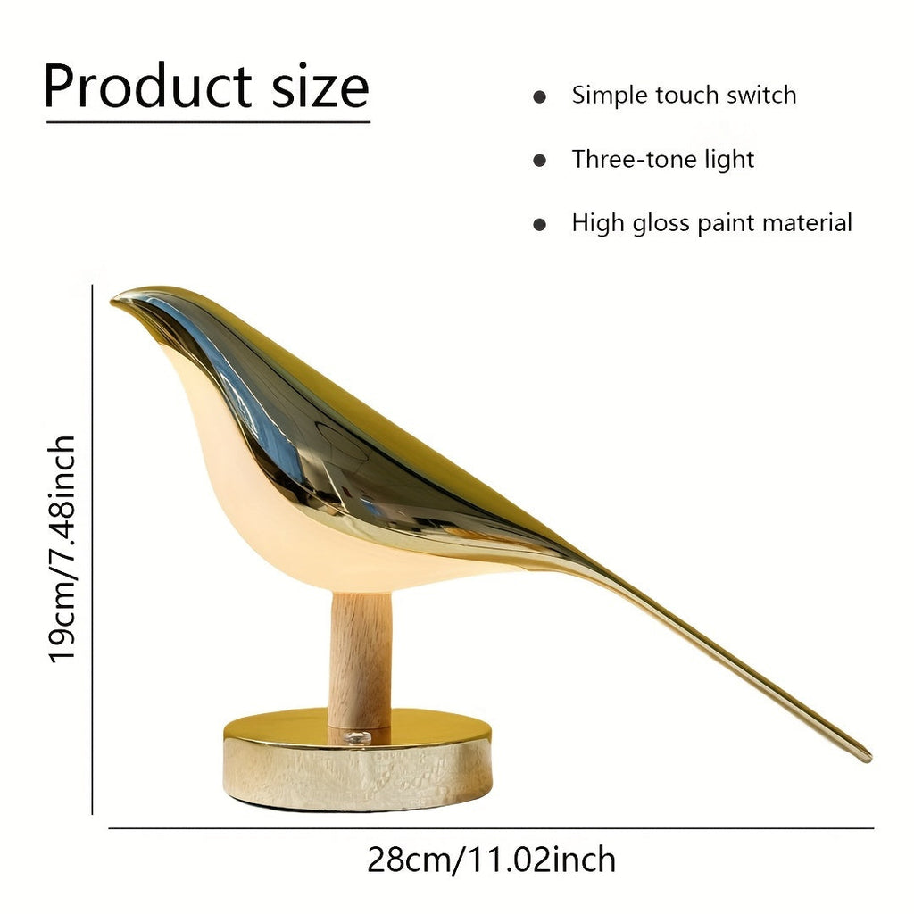Vogelförmige LED-Lampe – Eleganz sowie Ruhe in jedem Raum