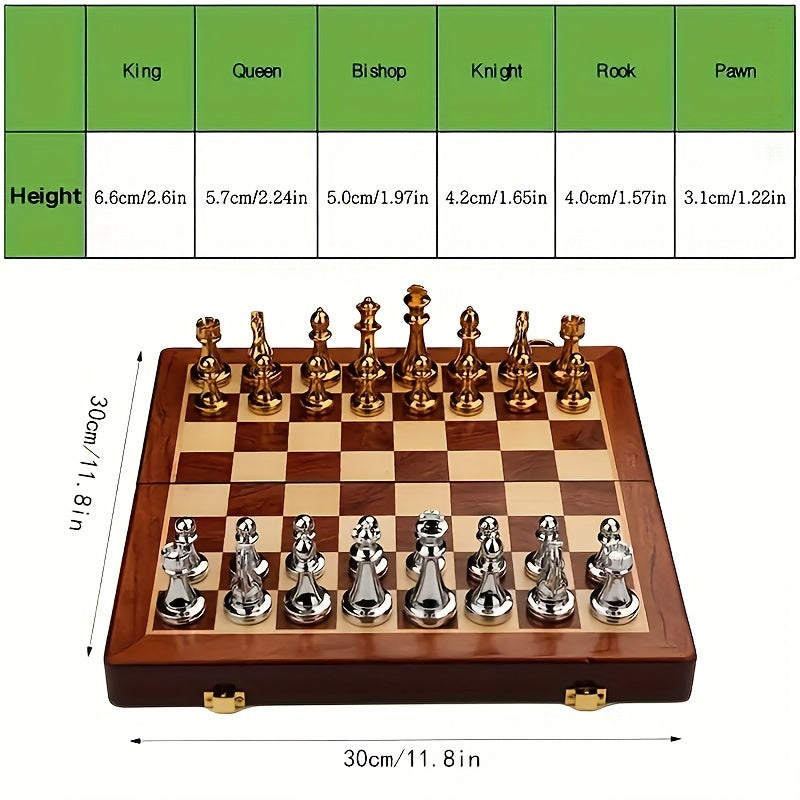 Vintage Schachspiel Set – Strategisch und Klassisch